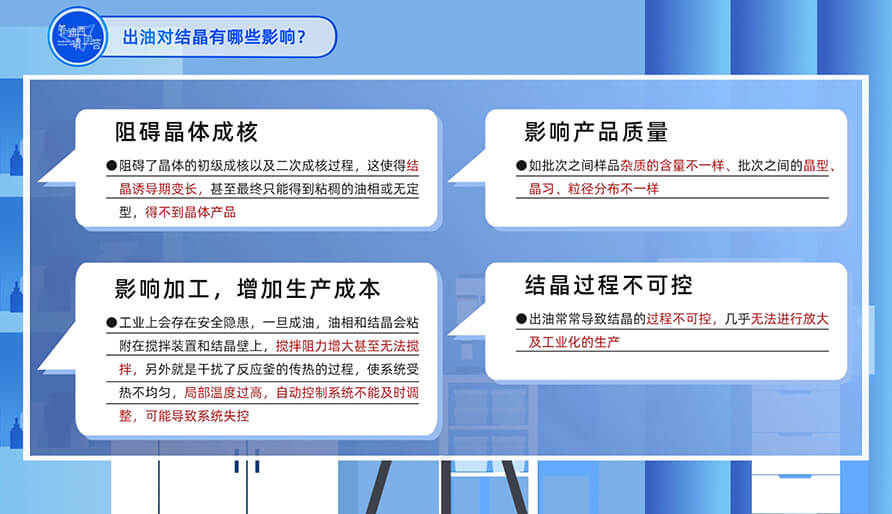 出油对结晶有哪些影响？